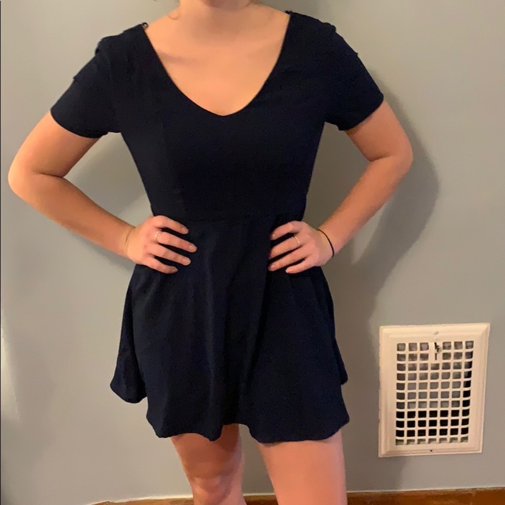 Navy blue dress